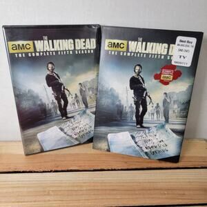 DVD The Walking Dead Complete Fifth Season w/ Dust Cover SEALED